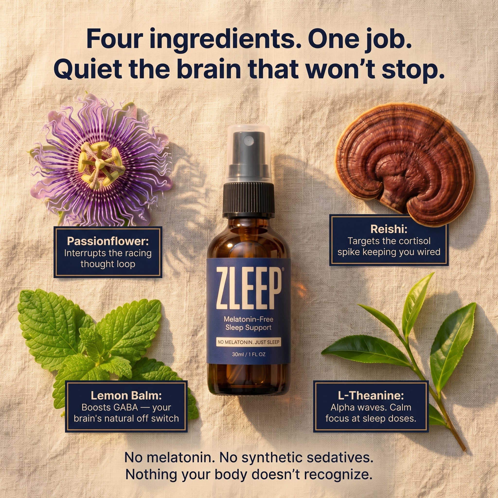 ZLEEP Melatonin-Free Sleep Spray