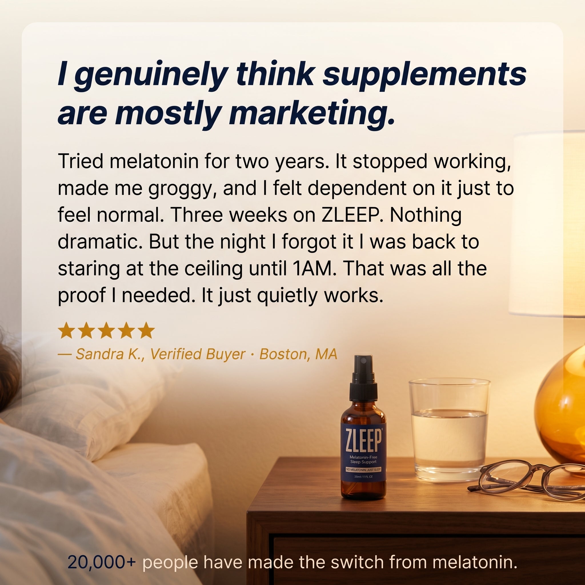 ZLEEP Melatonin-Free Sleep Spray