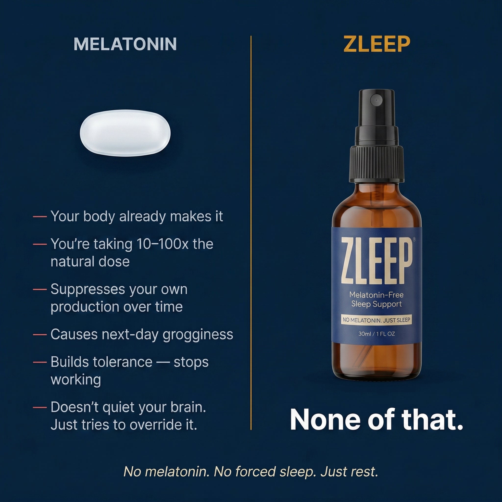 ZLEEP Melatonin-Free Sleep Spray