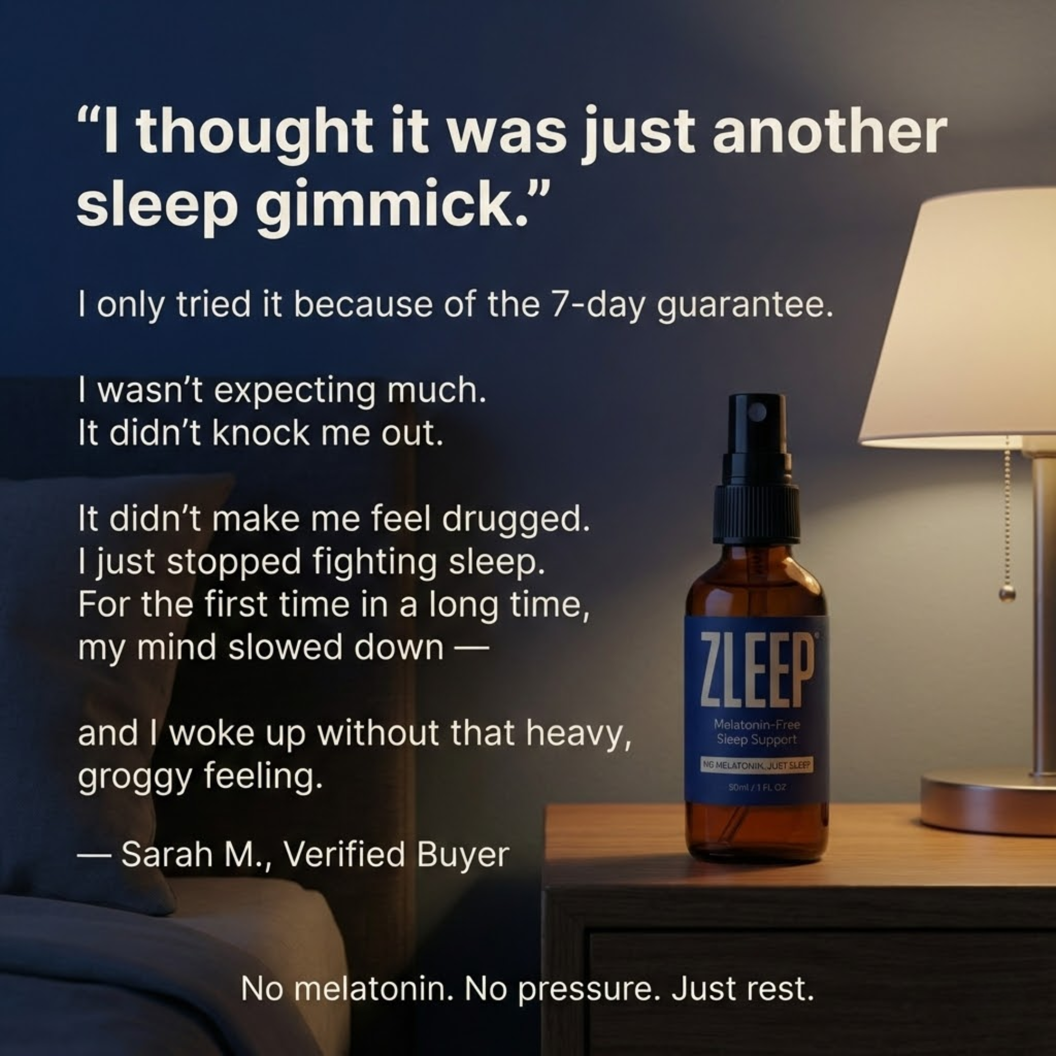 ZLEEP Melatonin-Free Sleep Spray