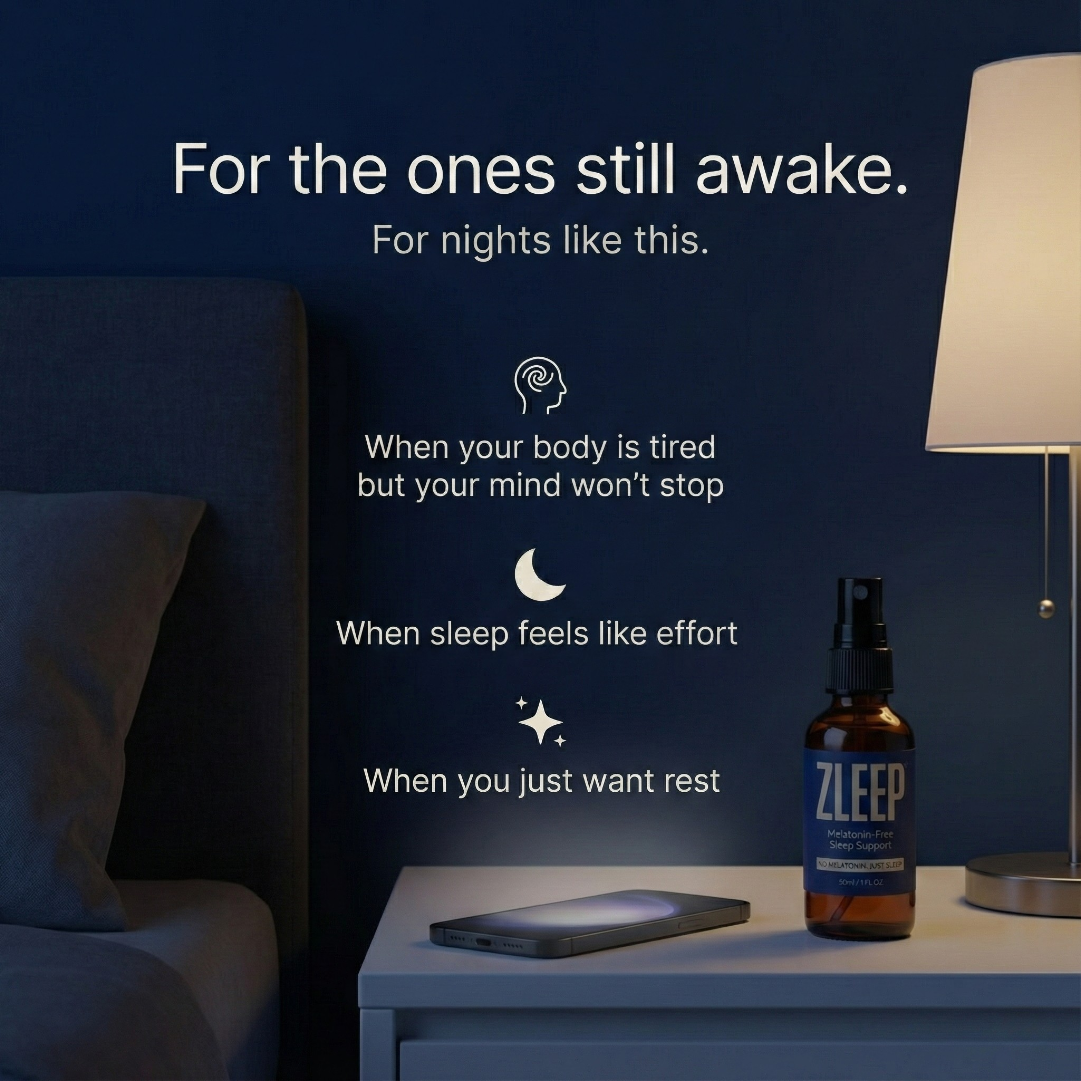 ZLEEP Melatonin-Free Sleep Spray